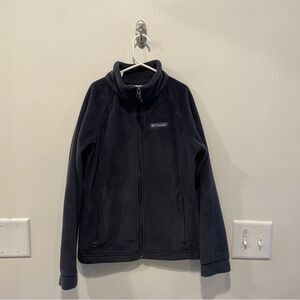 Columbia fleece jacket in kids size 10/12 full zip black